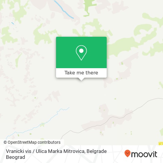 Vranicki vis / Ulica Marka Mitrovica map