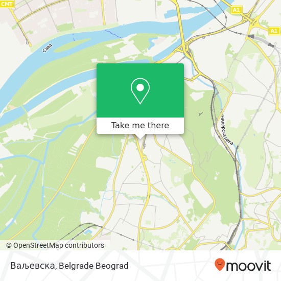 Ваљевска map