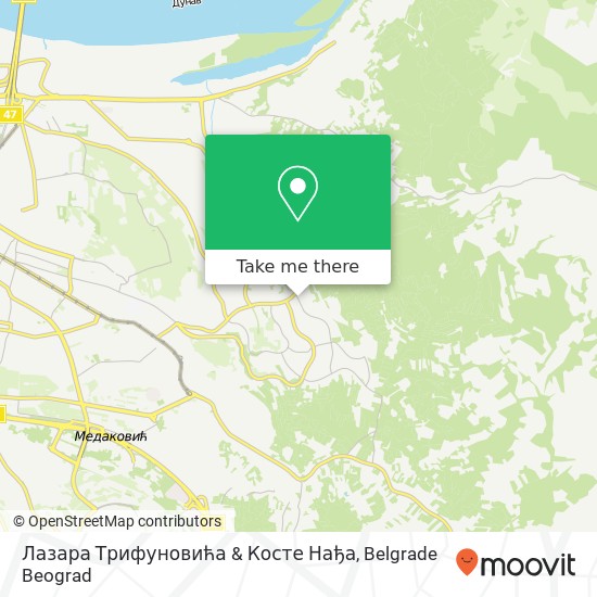 Лазара Трифуновића & Косте Нађа map