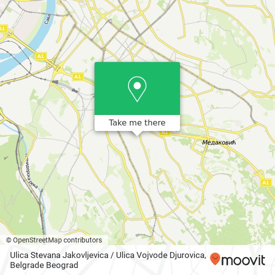 Ulica Stevana Jakovljevica / Ulica Vojvode Djurovica map