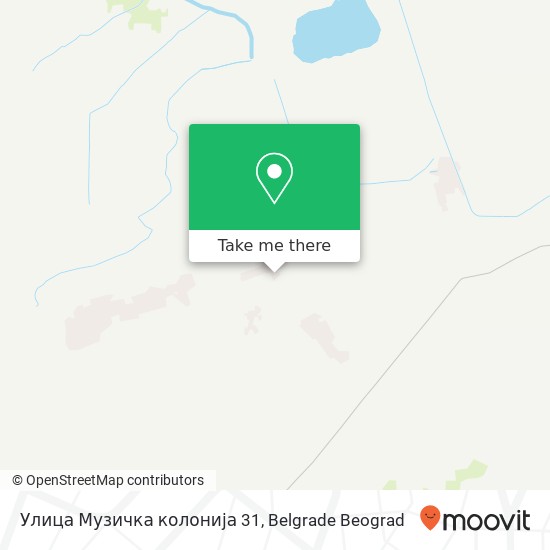 Улица Музичка колонија 31 map