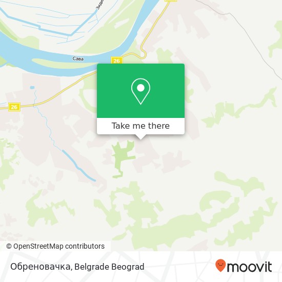 Обреновачка map