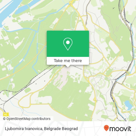 Ljubomira Ivanovica map