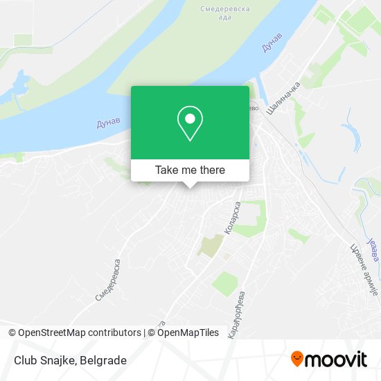 Club Snajke map