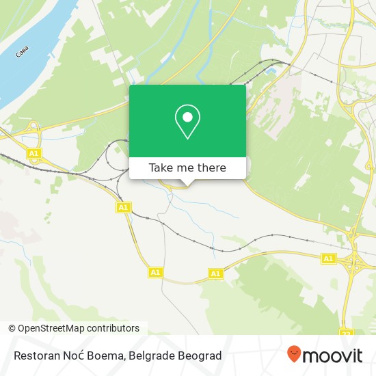 Restoran Noć Boema, Улица Радних акција 11251 Чукарица map