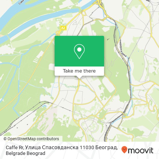 Caffe Rr, Улица Спасовданска 11030 Београд map