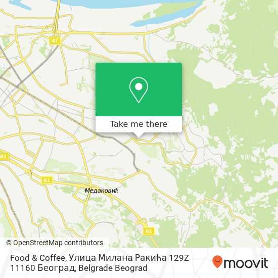 Food & Coffee, Улица Милана Ракића 129Z 11160 Београд map