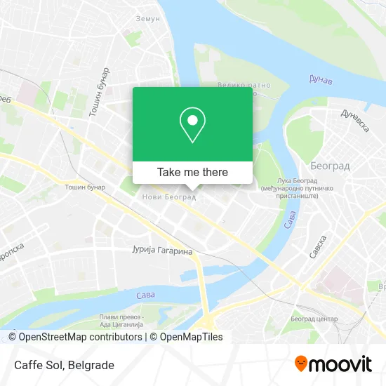 Caffe Sol map