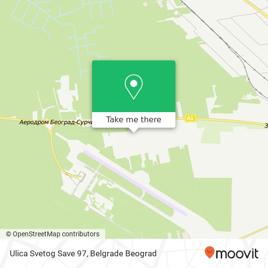 Ulica Svetog Save 97 map