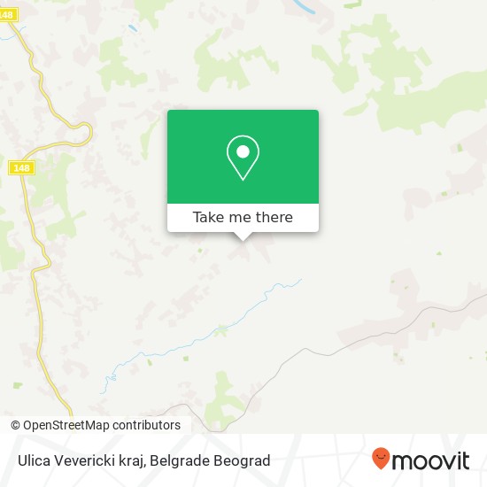 Ulica Vevericki kraj map