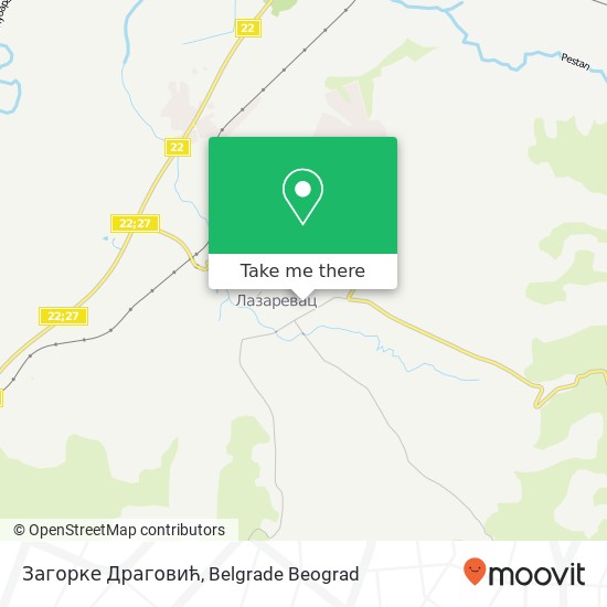 Загорке Драговић map