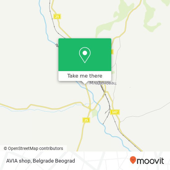 AVIA shop map