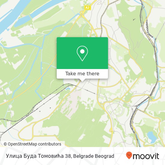 Улица Буда Томовића 38 map