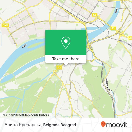 Улица Кречарска map