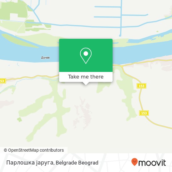 Парлошка јаруга map