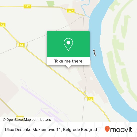 Ulica Desanke Maksimovic 11 map