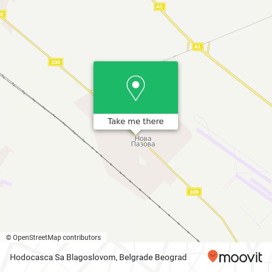 Hodocasca Sa Blagoslovom map