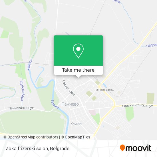 Zoka frizerski salon map