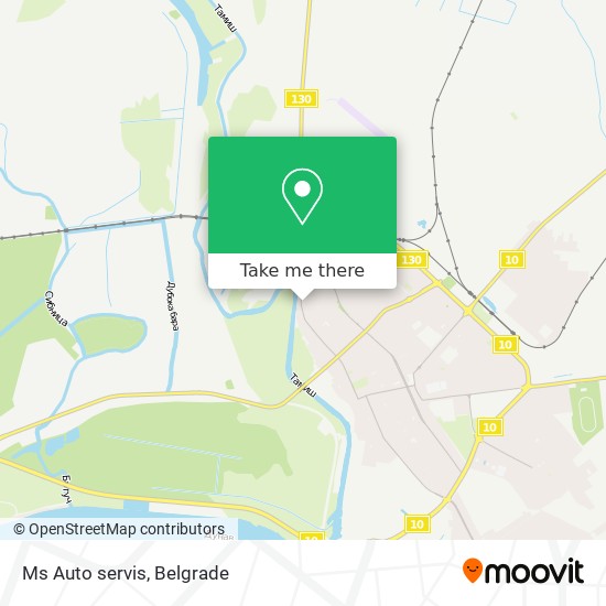 Ms Auto servis map