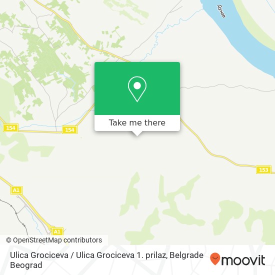 Ulica Grociceva / Ulica Grociceva 1. prilaz map