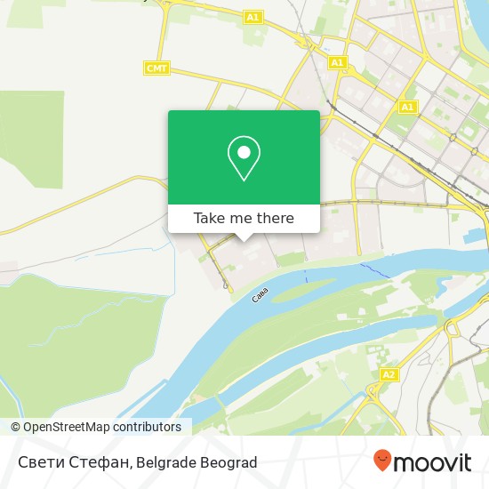 Свети Стефан map