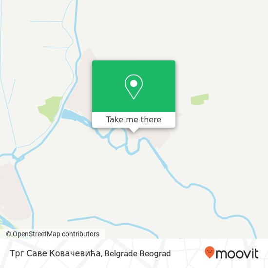 Трг Саве Ковачевића map