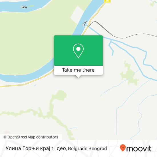 Улица Горњи крај 1. део map