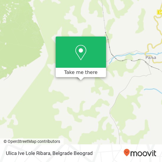 Ulica Ive Lole Ribara map