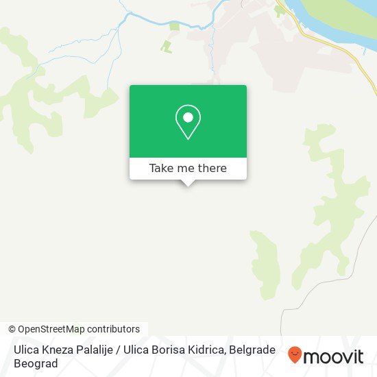 Ulica Kneza Palalije / Ulica Borisa Kidrica map