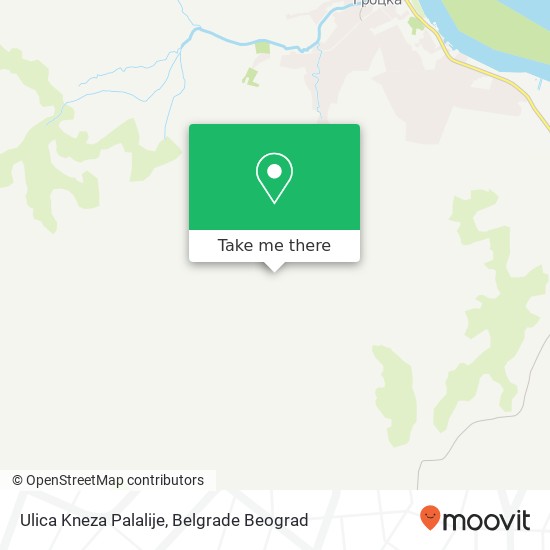 Ulica Kneza Palalije map