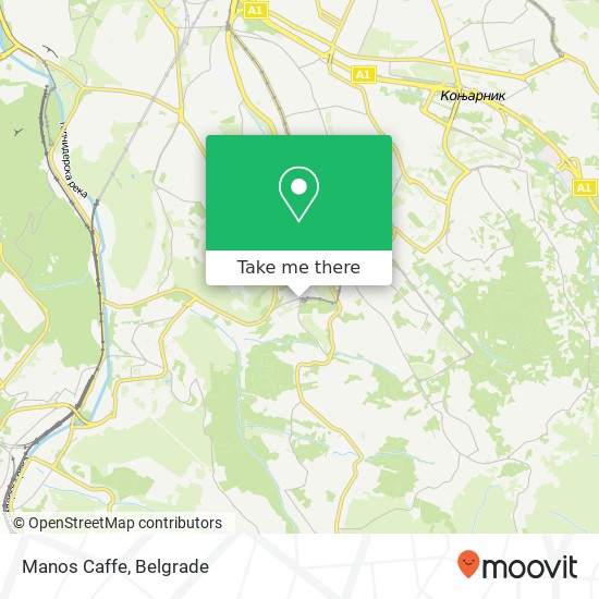 Manos Caffe map
