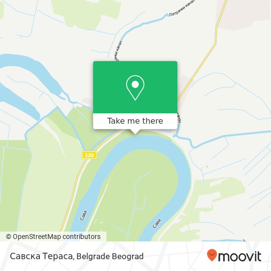 Савска Тераса map