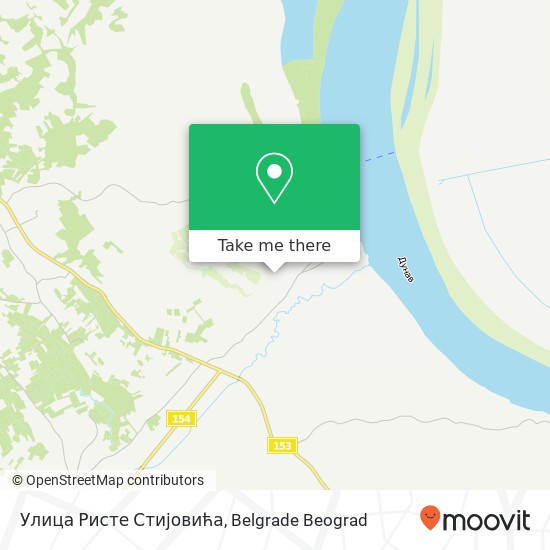 Улица Ристе Стијовића map