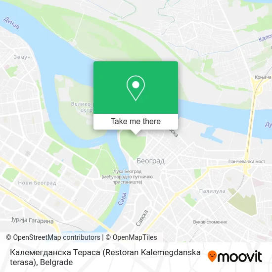Калемегданска Тераса (Restoran Kalemegdanska terasa) map