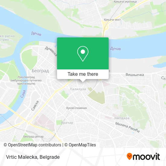 Vrtic Malecka map