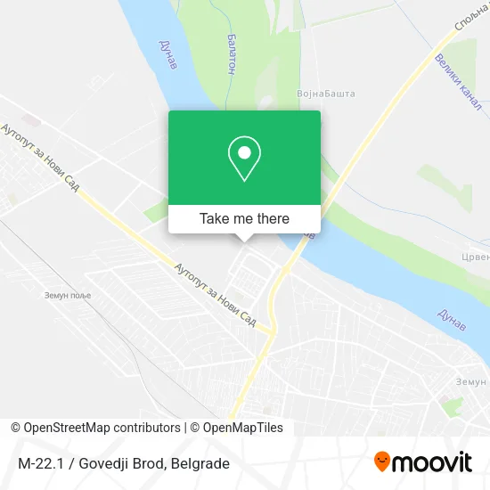 M-22.1 / Govedji Brod map
