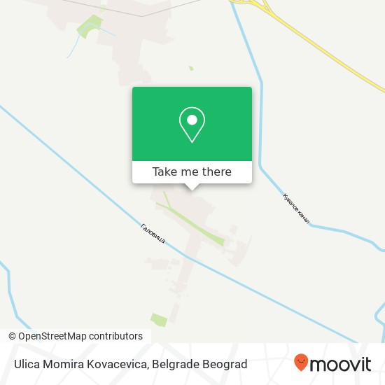 Ulica Momira Kovacevica map