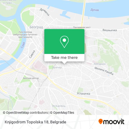 Knjigodrom Topolska 18 map