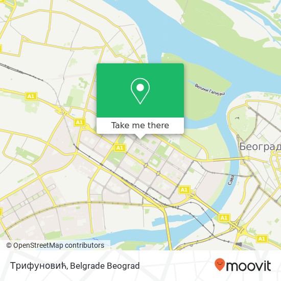 Трифуновић map