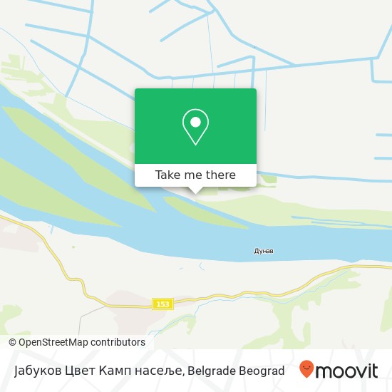 Јабуков Цвет Камп насеље map