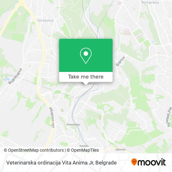 Veterinarska ordinacija Vita Anima Jr map