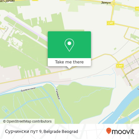 Сурчински пут 9 map