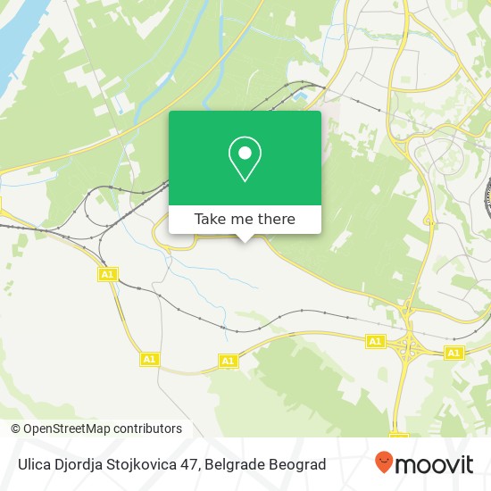 Ulica Djordja Stojkovica 47 map