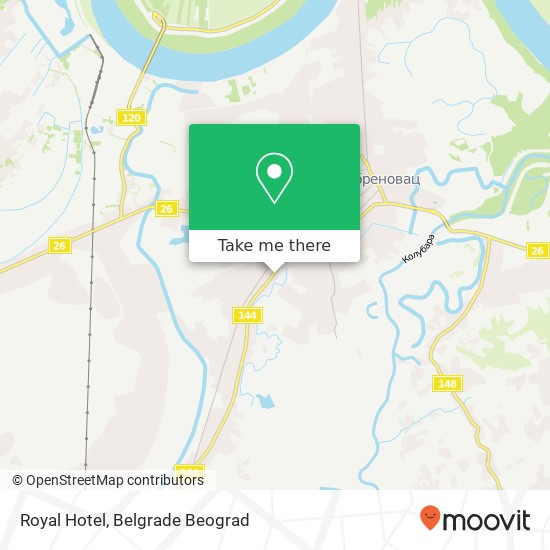 Royal Hotel map