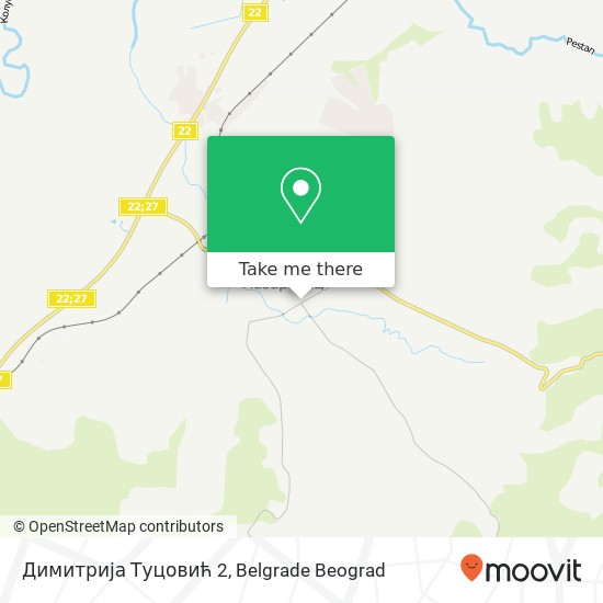 Димитрија Туцовић 2 map