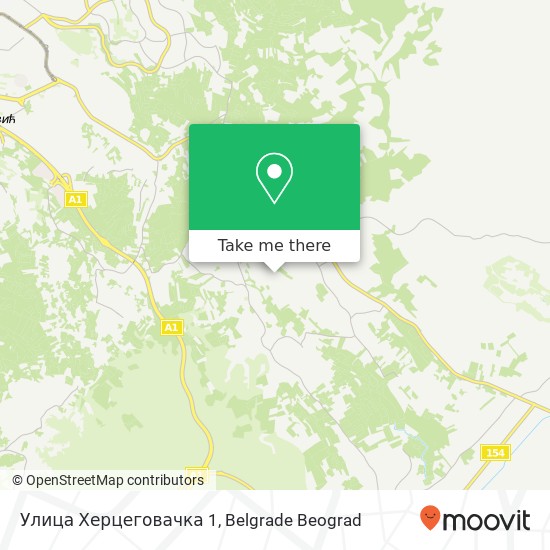 Улица Херцеговачка 1 map