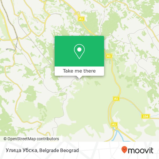 Улица Убска map