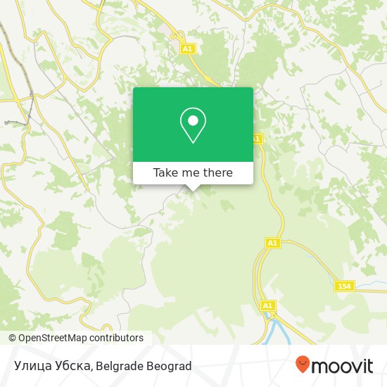 Улица Убска map