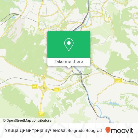 Улица Димитрија Вученова map