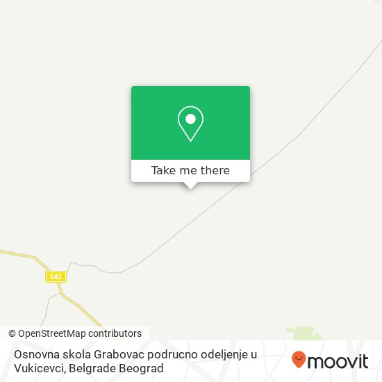 Osnovna skola Grabovac podrucno odeljenje u Vukicevci map